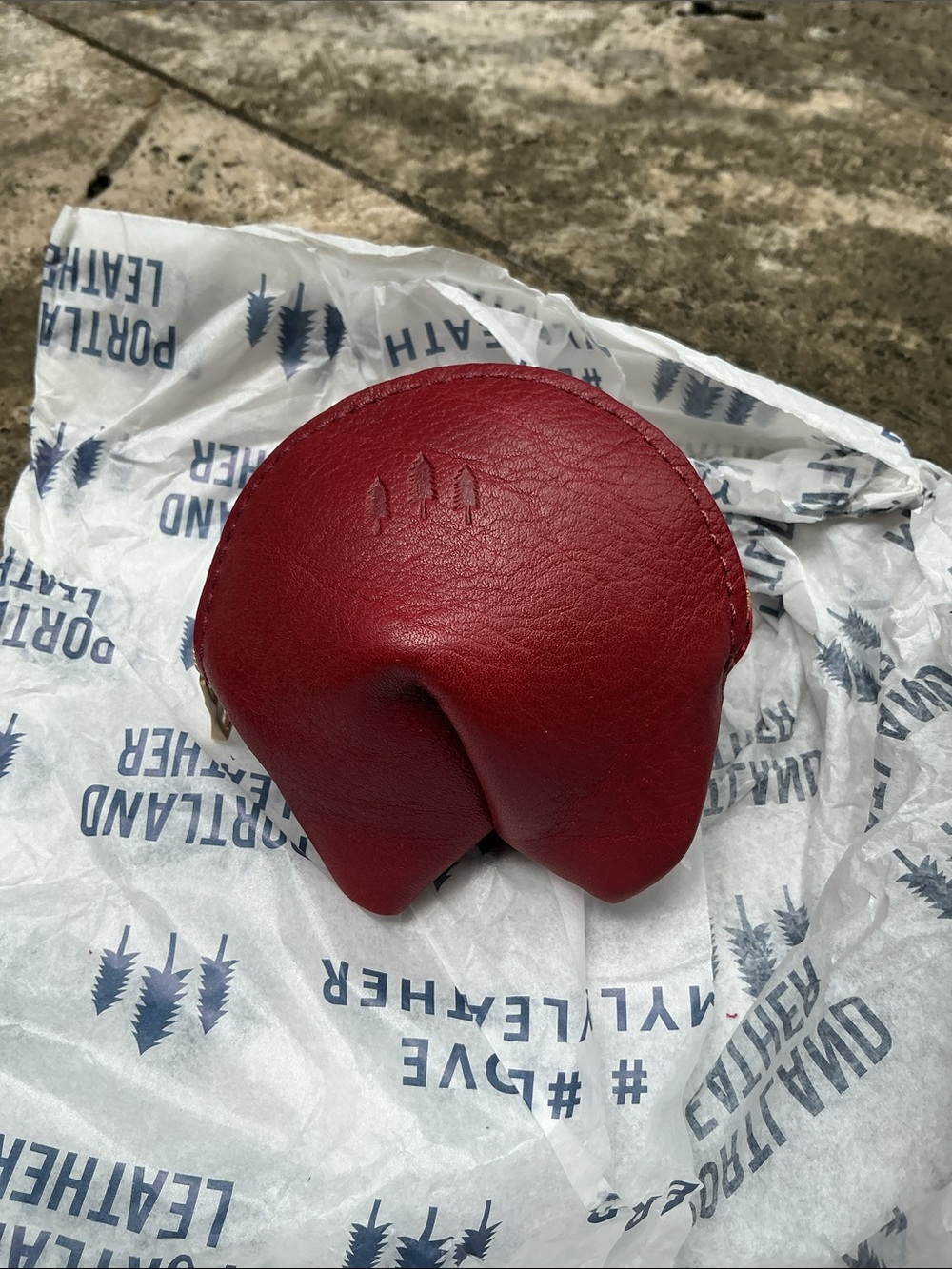 Portland Leather Goods FORTUNE COOKIE POUCH